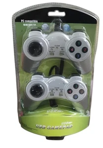 2 USB Wired PC Controller Gamepad Joypad For Windows PC MAC Linux.  #3 - Picture 1 of 3