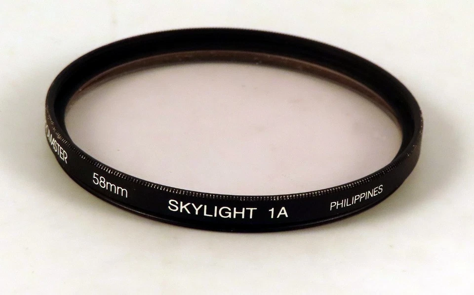 NEW 58 mm. FILTER POMASTER SKYLIGHT 1A MADE IN PHILIPPINES - Image 1 of 1