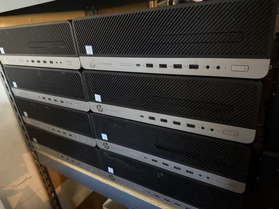 HP Elitedesk 800 G5 SFF Desktop up to i7-9700 9th Gen + 16gb ram +256ssd No OS - Image 1 of 4