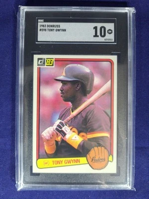 SGC 10 1983 DONRUSS #598 TONY GWYNN RC HOF GEMA COMO NUEVO Foto 1 de 2