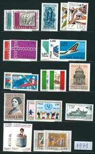 FRN 12 1971 Italia Repubblica 23 valori - 13 serie complete senza linguelle - Imagen 1 de 1