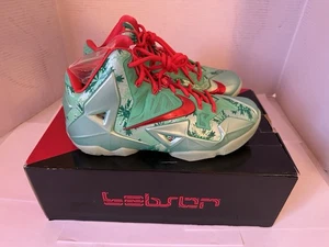 Nike LeBron 11 Christmas🎄 RARE/BRAND NEW 616175 301 SZ 8.5 W/ BOX! - Picture 1 of 14