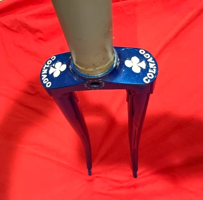 RARO Colnago vintage carretera horquilla Columbus acero 1" dirección 200 mm longitud Italia Foto 1 de 4