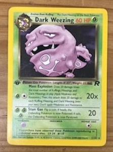 Dark Weezing 31/82 1st Edition Team Rocket - Bild 1 von 1