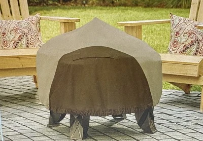Hampton Bay Universal Round Outdoor Patio Fire Pit Cover 30" in Diameter New - Image 1 of 4
