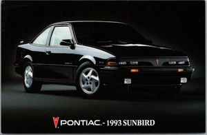 Postal publicitaria de automóvil Pontiac Sunbird 1993 "Estamos conduciendo emoción" - Imagen 1 de 2