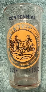 Old Lions Club International West Virginia WV Tumbler/Glass Centennial 1963 - Picture 1 of 7