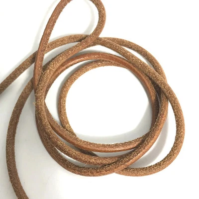 Collar de cuero Hermes Raniere con accesorios de metal marrón usado Foto 1 de 4