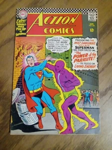 1966 ACTION COMICS NO. 340-PARASITE 1ST APPEARANCE-SUPERMAN PINUP-USED CONDITION - Picture 1 of 24