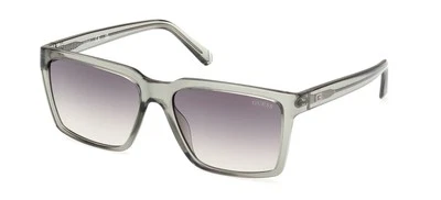 Óculos de sol unissex Guess GU00084 transparente verde/cinza sombreado 58/17/145 - Imagem 1 de 2