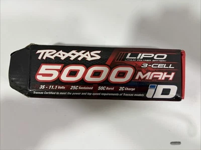 Traxxas 2872X LiPo Battery 3S 11.1V 3 -CELL 5000mAh 25C w/iD Connector  - Image 1 of 4