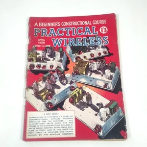 Practical Wireless Magazine 1958 - 1 Issue Only - April Issue Only - Picture 1 of 5