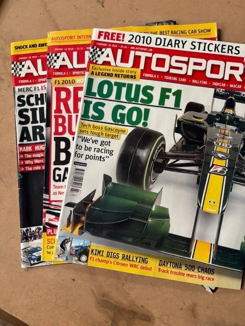 Autosport Magazines 2010 Choose From Dropdown Menu BTCC F1 GP2 Le Mans F3 - Image 1 of 1