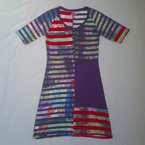 Aventures Des Toiles Womens Dress Size 38 / M A-Line Lightweight Art To Wear - Picture 1 of 14
