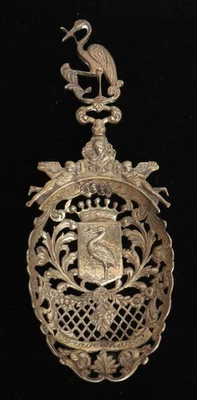 CUCHARA CUCHARA CUCHARADA TUERCA RECUERDO GRANDE PLATA .835 GARCETA Y ÁNGELES HOLANDESES SIGLO XIX Foto 1 de 4