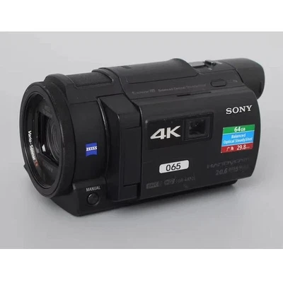 2025-SONY FDR-AXP35 4K Video Camera Handycam 10x Optical Black Beautiful - Image 1 of 4