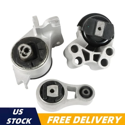 3x Engine & Trans Mount Set For 2010-2012 Ford Fusion / 2007-12 Lincoln MKZ 3.5L Foto 1 de 4