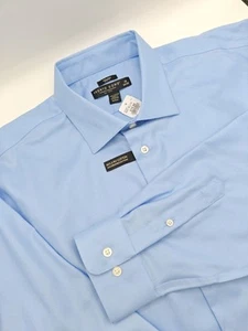 🇮🇹 New Pronto Uomo Mens 18x35 Slim Fit Dress Shirt  $79.99 Blue Royal Oxford - Picture 1 of 7