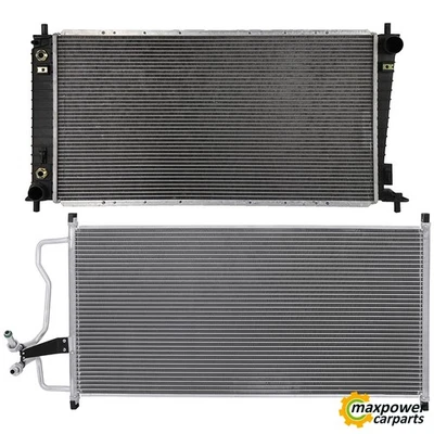 Radiator & Condenser Cooling Kit For 06-08 Ford F-150 Lincoln Mark LT 4.6L 5.4L - Image 1 of 4