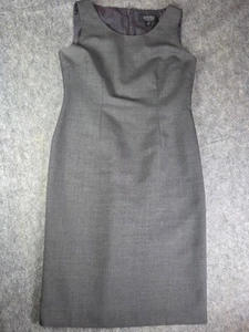 Kasper Separates Gray Sleeveless Tank Sheath Dress Work Wear Casual Sz 2P - Picture 1 of 9
