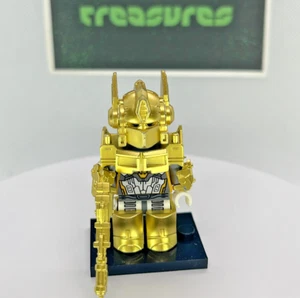 Custom PAD Printed LEGO TRANSFORMERS OPTIMUS PRIME (Gold Armor) Minifigure - Picture 1 of 10