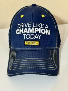 Gorra de malla JB HUNT Intermodal Trucker Snapback Drive Like Champion Today azul marino - Imagen 1 de 9