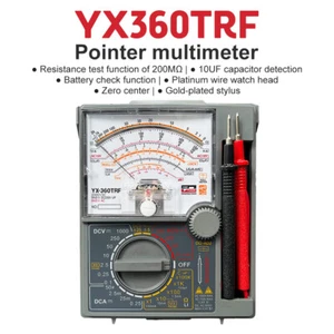 YX-360TRF Anglog Multimeter Drop Seismometer Zero Center Resistance Measuremen - Picture 1 of 12