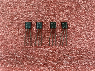 Matched quad HITACHI 2SA673 2SA673A rank C transistor - Image 1 of 4