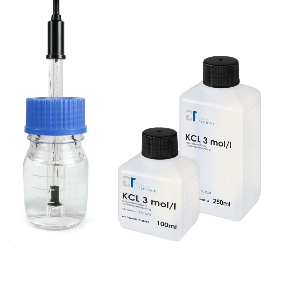 Profi Elektroden Aufbewahrungs-Set PH/REDOX Überwinterung Kaliumchlorid KCL - Bild 1 von 3