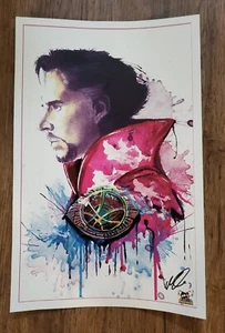 DR STRANGE ART AUTOGRAPHED SIGNED BY ARTIST 11x17 SHORTFUSE COMI-CON PRINT - Picture 1 of 2