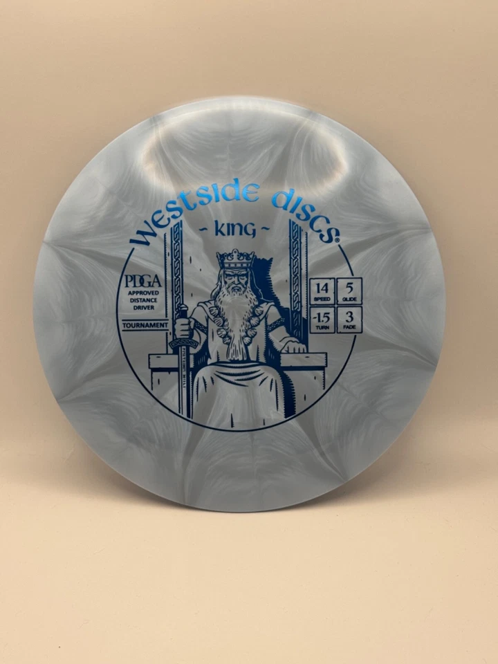 New Westside Discs Tournament Burst King 169g Driver 14/5/-1.5/3 Disc Golf - Image 1 of 1