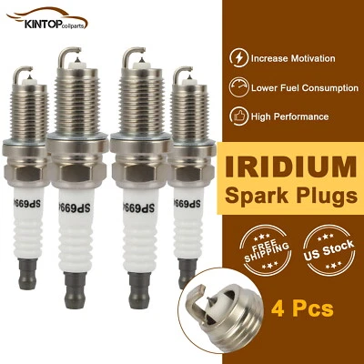 4x velas de ignição de irídio e platina para Acura CSX 2.0L 2006-2008 2009-2011 - Imagem 1 de 4