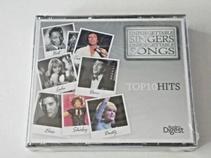 Various ‎– Unforgettable Singers, Unforgettable Songs Top 10 Hits [3CD Box] - Picture 1 of 2