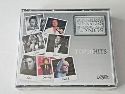 Various ‎– Unforgettable Singers, Unforgettable Songs Top 10 Hits [3CD Box] - Image 1 of 2