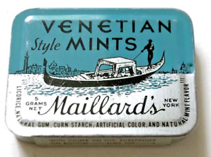 MAILLARD'Ss venezianischer Stil neuwertig - Vintage winzige Taschendose ausgezeichnet - 60er