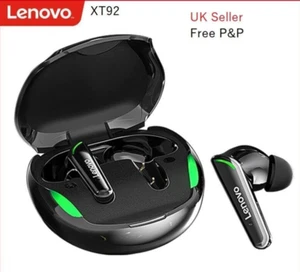 Lenovo XT92 Bluetooth  Wireless Earbuds   Stereo HD Gaming Air Pods Headphones - Picture 1 of 13