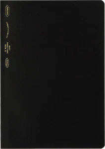 Notebook Nitoms S4108 STALOGY, A5, cuadrado, 1/2 oreja, negro - Imagen 1 de 12