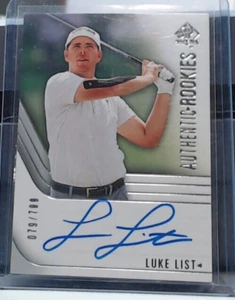 2021 UPPER DECKSP AUTHENTIC LUKE LIST GOLF ROOKIE AUTO /799 #87 - Picture 1 of 2