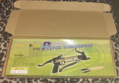 Nueva mini ballesta pistola autococking Hunt-Down Cobra C3032  Foto 1 de 4