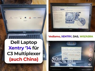 Laptop mit XENTRY 2014 (Für C3 Multiplexer) Mercedes Benz STAR DIAGNOSE mit SSD - Bild 1 von 4
