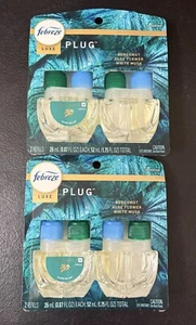 4 Febreze Plug in Air Freshener Scented Oil Refill RAINFOREST Odor Fighter - Picture 1 of 1