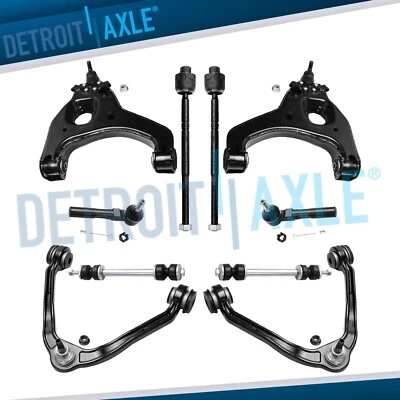10pc Front Control Arms Suspension Kit for Chevy Silverado GMC Sierra 1500 RWD - Image 1 of 4