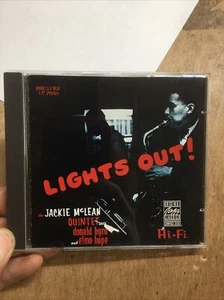 Jackie McLean Quintet-Lights Out! CD 1990 Donald Byrd Elmo Hope 1956 Prestige - Picture 1 of 10