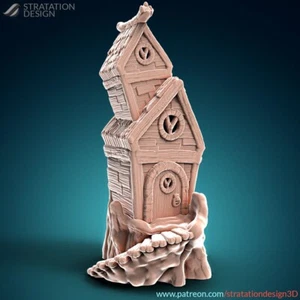 Casa de hadas - DnD Legión terreno paisaje miniaturas de mesa 28 mm - Imagen 1 de 5