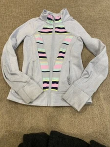 IVIVVA GIRLS ZIP UP GRAY JACKET SZ 10 - Picture 1 of 4