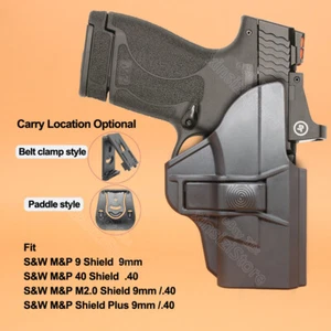 M&P40 M&P9 Shield Holster For Smith & Wesson S&W M&P 9 40 Shield Plus M2.0 OWB - Picture 1 of 8