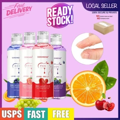 Gel lubricante lubricante sexual sabor fruta comestible a base de agua masaje oral suave adulto Foto 1 de 4