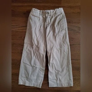 LL BEAN Boys 5/6 khaki pants - Picture 1 of 8