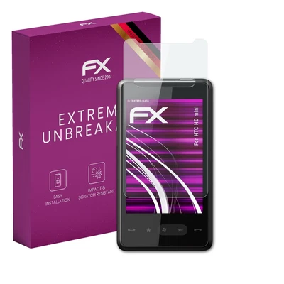 atFoliX Glass Protective Film for HTC HD mini Glass Protector 9H Hybrid-Glass - Image 1 of 4