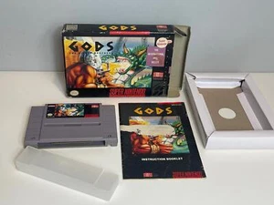 GODS for Super Nintendo Snes CIB Authentic - Picture 1 of 12